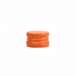 Oranje Aluminium Schroefdop PP28 met garantiering garantiesluiting