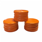 Oranje Schroefdoppen PP18 met garantiering Partydrink